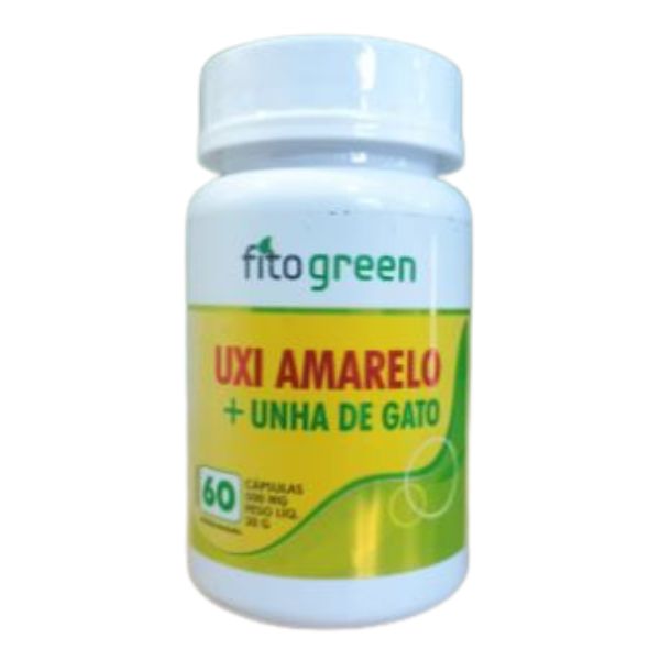 UNHA DE GATO COM UXI AMARELO - 60 CAPSULA - FITO GREEN
